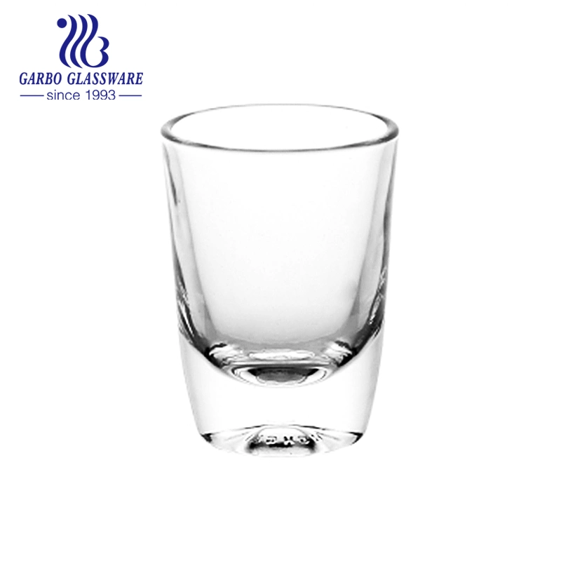 2 Oz Man Clear Shot Glass Shot Glass Custom Spirit Tasting Glass for Bar 50ml Shot Wine Glass