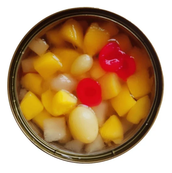 Mélange de fruits en conserve / Cocktail de fruits au sirop