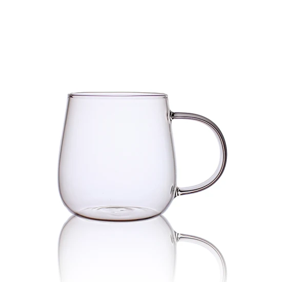 Tasse en verre Borosilicate transparent, verre à Dessert, thé, eau, jus, tasse à boire